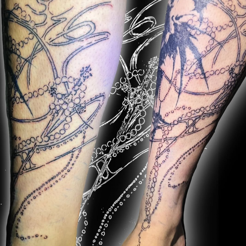 tatouage cyber similisée lyon tatouage eurotrash lyon